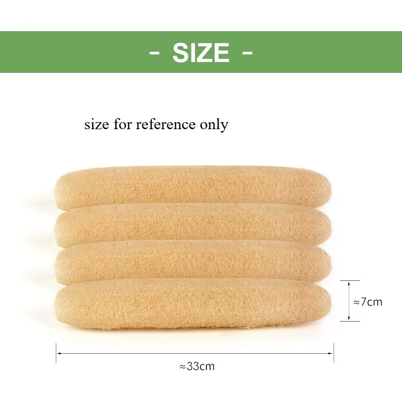 For Skin Care Spa Shower Body Bath Brush Kitchen Cleaning Natural Bath Loofah Exfoliating Body Sponge with Rope Loofah Scrubber - Image 5