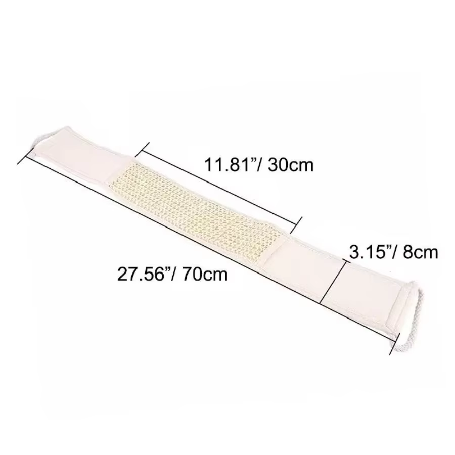 1/5 pcs Rubbing belt Natural Soft Exfoliating Loofah Bath Shower Unisex - Image 2