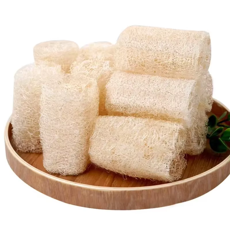 2026 Latest Natural Loofah Luffa Sponge Dishwashing Brush Eco Friendly Kitchen Cleaning Tool High Absorbency Non Scratch Pot - Image 2