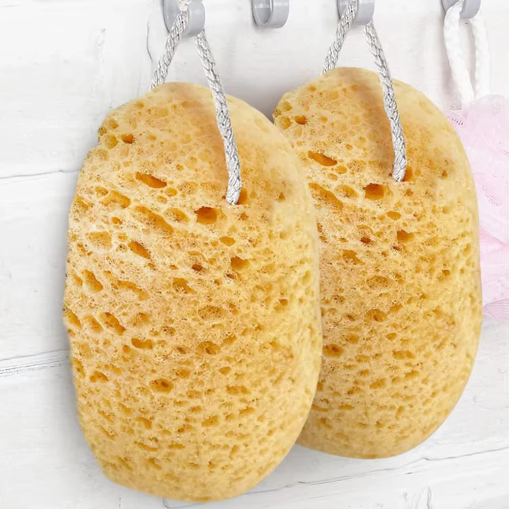 1PCS ponge Body Shower Bath Sponges Foam Loofah Scrubber Exfoliating African Net Scrubbing Wash Women Pouf Brush Puff Soothing - Image 3