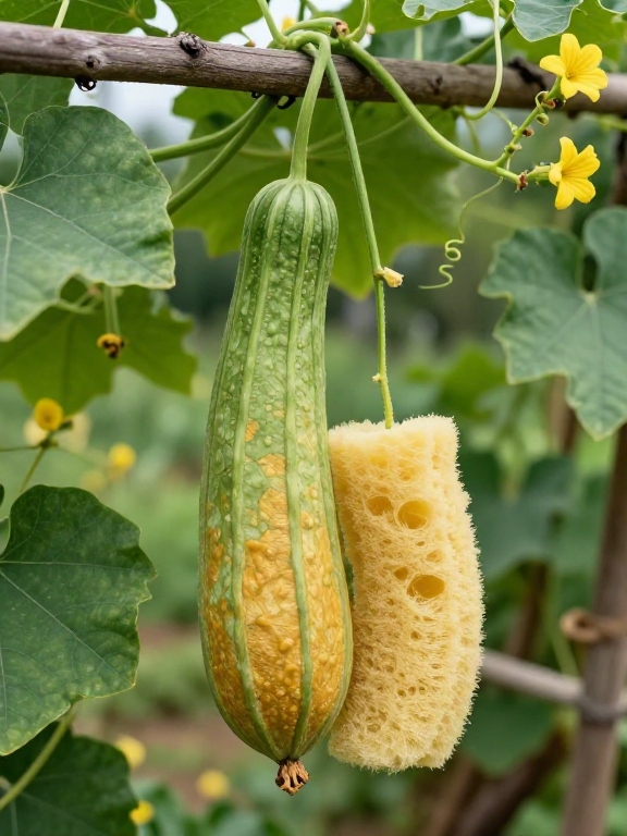 1pcs Natural Loofah Sponge Multi-purpose Cleaning Tool for Kitchen Bathroom Scrubber For Daily Cleansing Wash Body Scrubber Spa